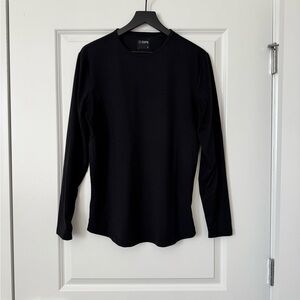 Cuts Black Long Sleeve Tee